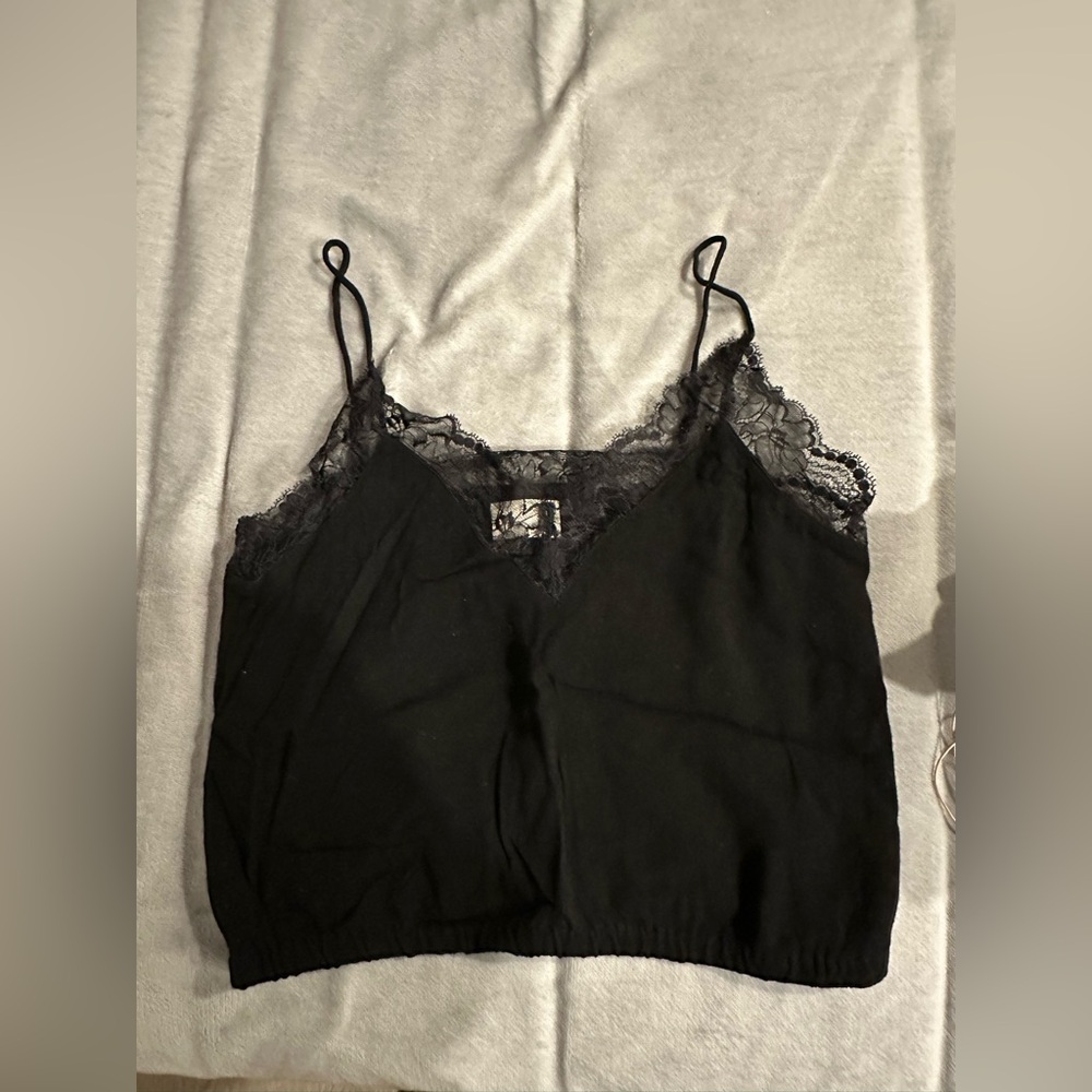 Wilfred Free Black Lace Camisole